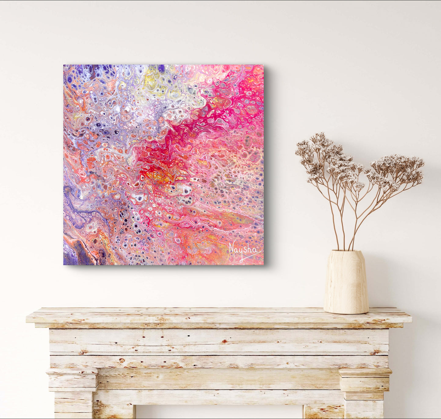 Malekurs i Acrylic Pouring bilde Bergen