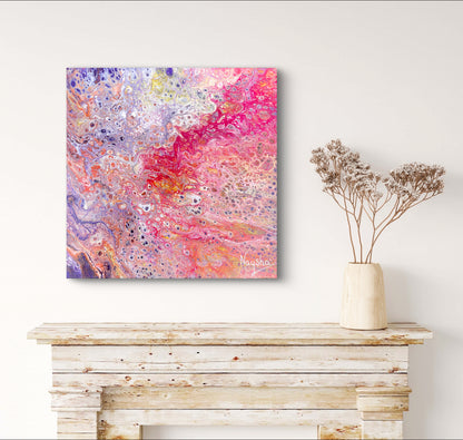 Malekurs i Acrylic Pouring bilde Bergen