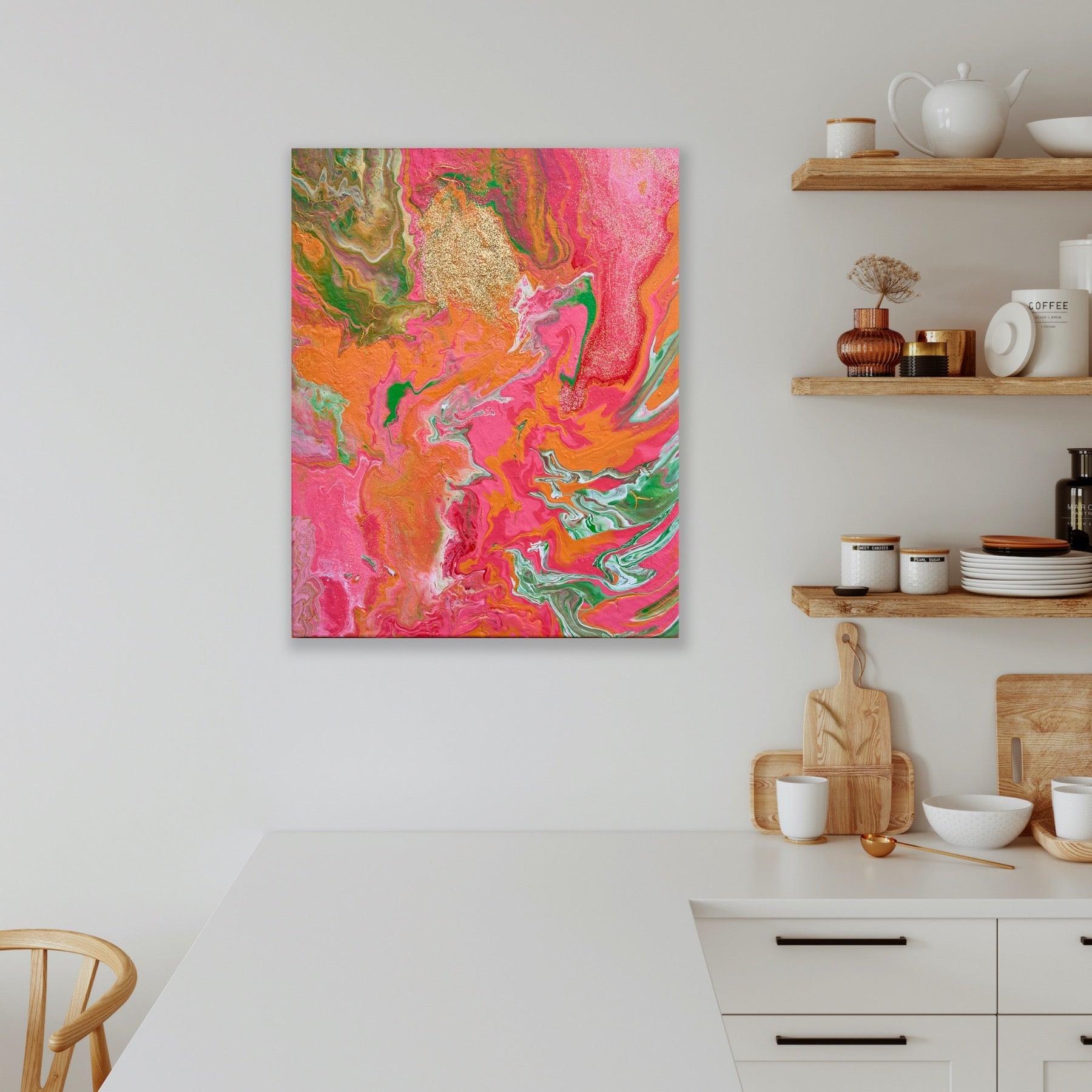 Englemaleri. Fargerik kunst