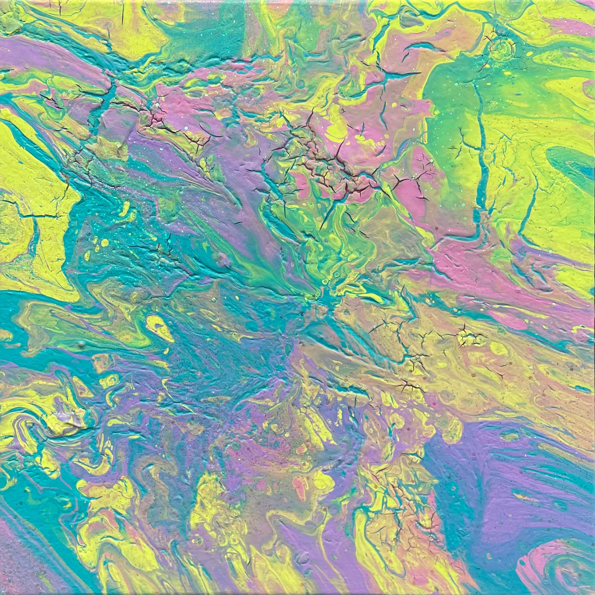 Fargerikt maleri - Original kunst