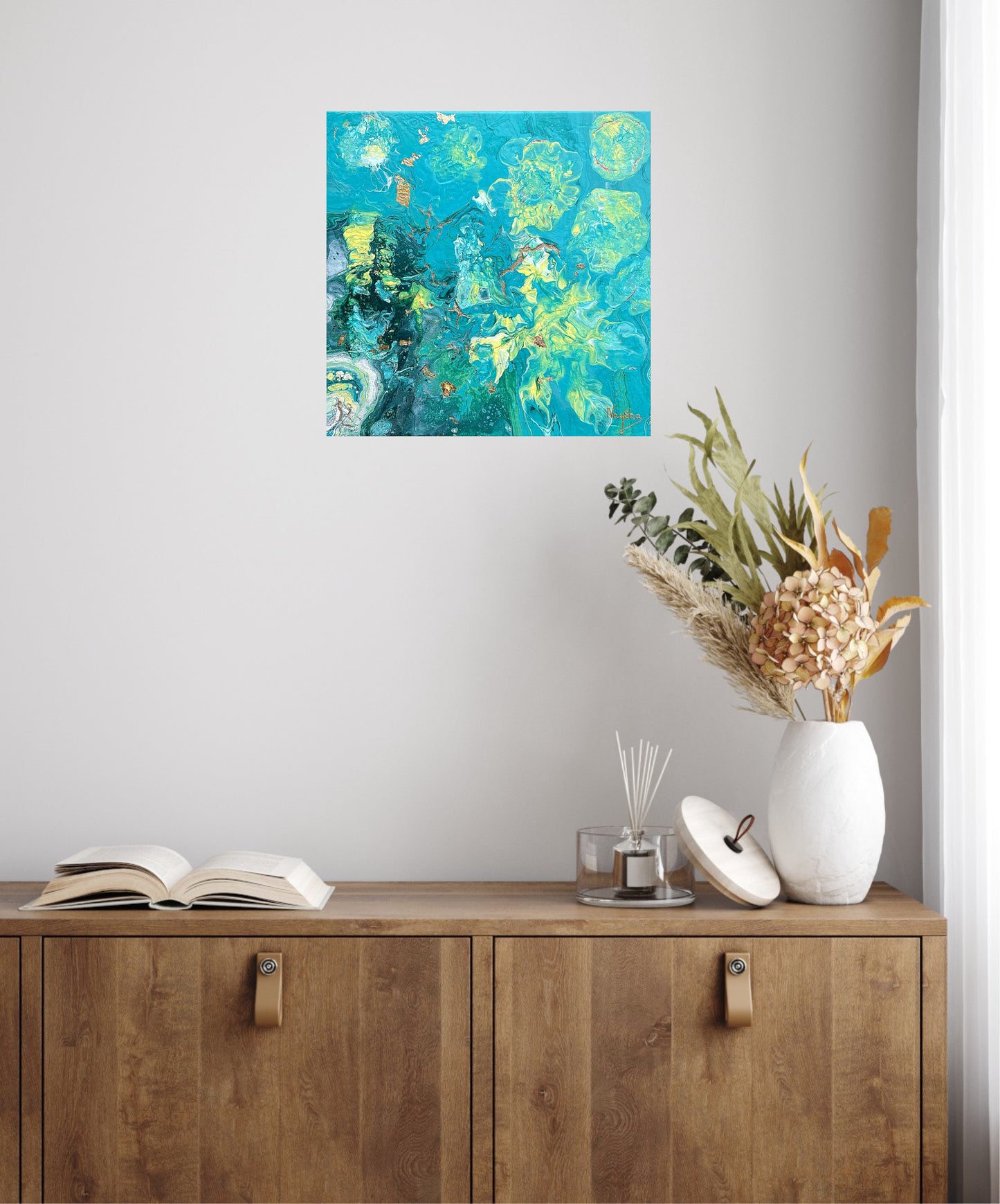 Fargerikt veggbilde - Fargerikt hjem - Original kunst