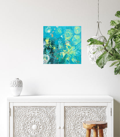 Fargerikt veggbilde - Fargerikt hjem - Original kunst