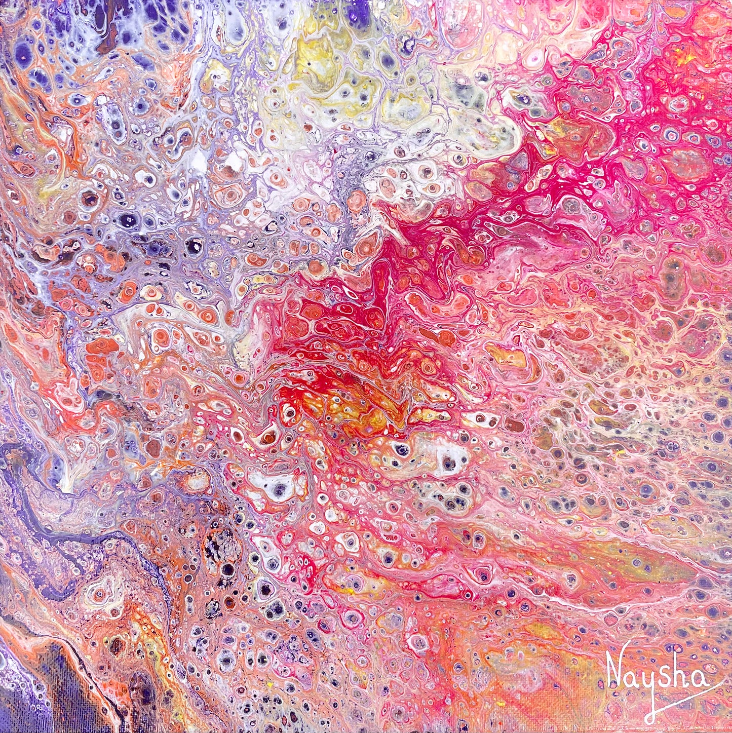 Malekurs i Acrylic Pouring bilde