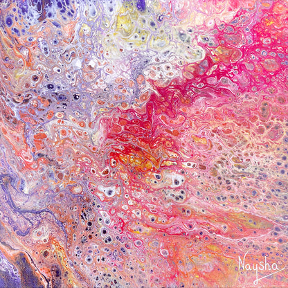 Malekurs i Acrylic Pouring bilde