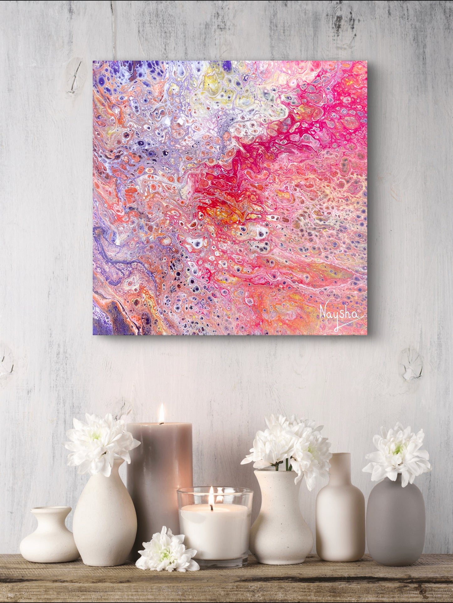 Malekurs i Acrylic Pouring bilde