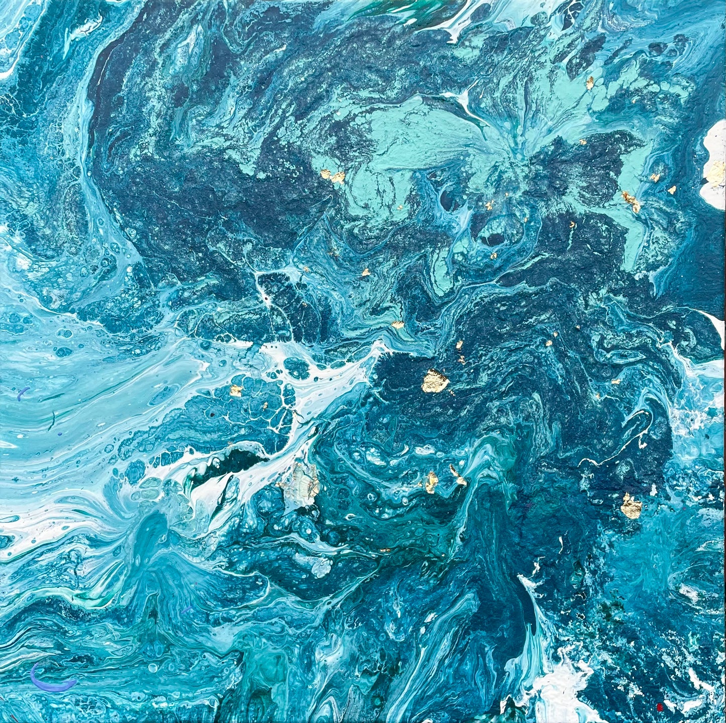 Maleri av sjø - havbilde - spirituell kunst