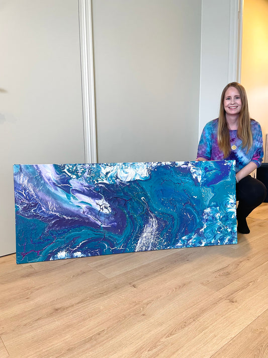 Maleri solgt til kunstkjøper av naysha