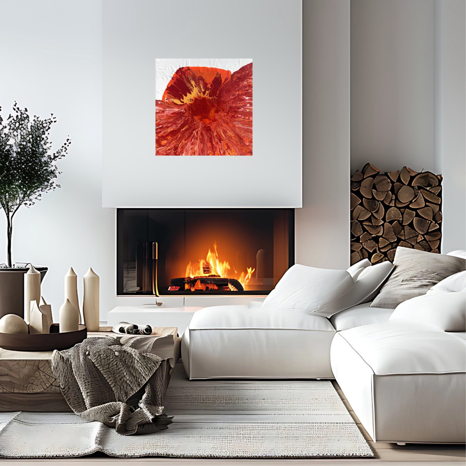 Maleri til stuen - Original Kunst