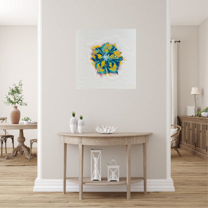 Nydelig abstrakt kunst - Blomster Maleri