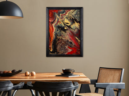 Original kunst som skiller seg ut. Blikkfang til veggen.
