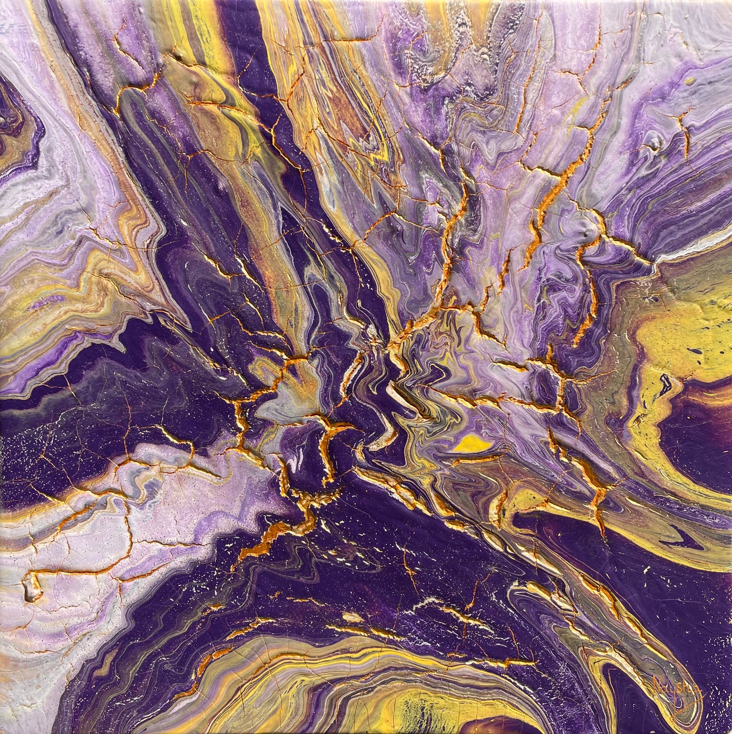 Spirituell kunst. Healing maleri.