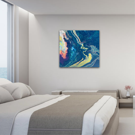 Stort kunstverk som passer på hotell