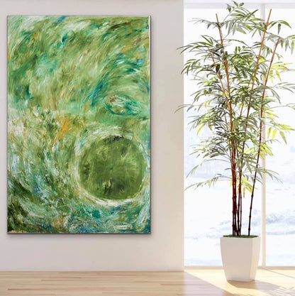 Stort originalt maleri. Kunst til salgs på nett.